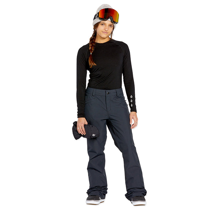 ボルコム スノーボード ウェア パンツ VOLCOM WOMENS HALLEN PANTS Black レディース 24-25 日本正規品
