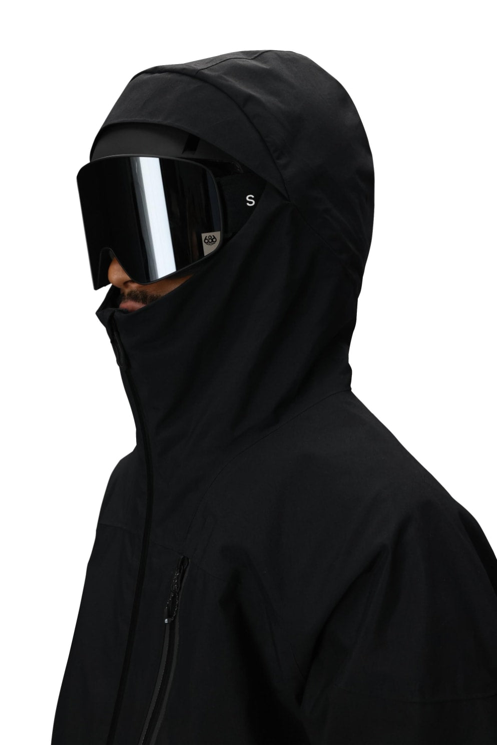 686 ロクハチロク MENS GORE-TEX GT THERMAGRAPHJACKET BLACK 25-26 スノーボード ウェア