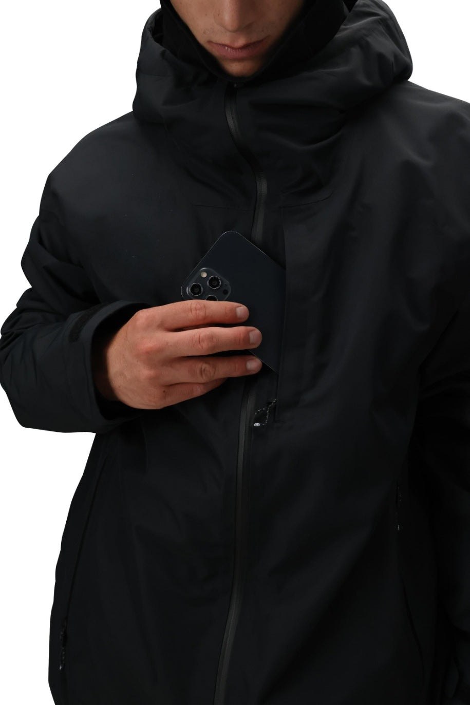686 ロクハチロク MENS GATEWAY SHELL JACKET BLACK 25-26 スノーボード ウェア