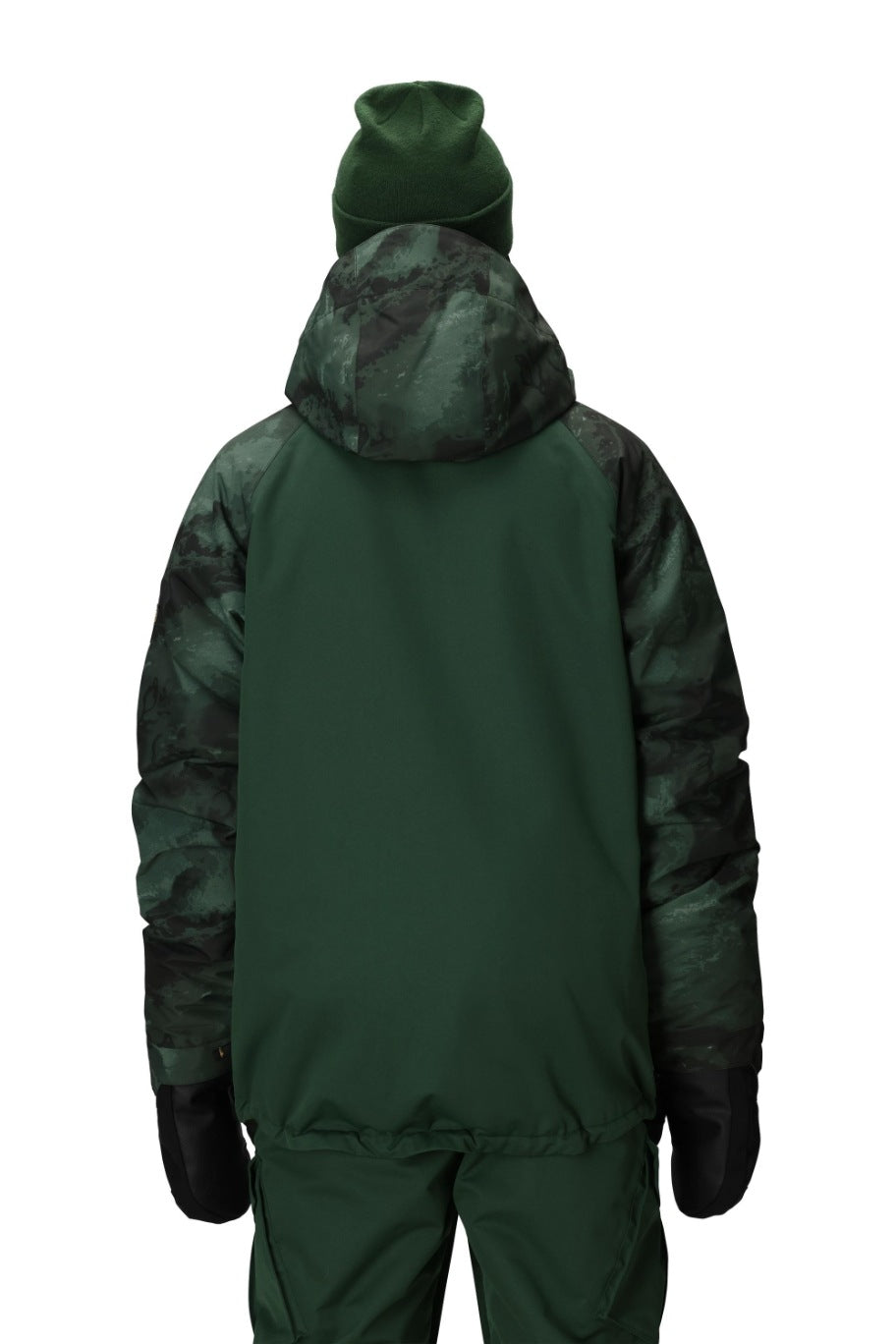 686 ロクハチロク MENS GEO INSULATED JACKET MOSS GREEN COLORBLOCK 25-26 スノーボード ウェア