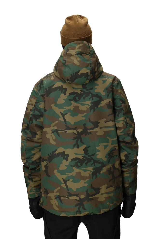 686 ロクハチロク MENS NIGHTLINE INSULATED JACKET CAMO 25-26 スノーボード ウェア