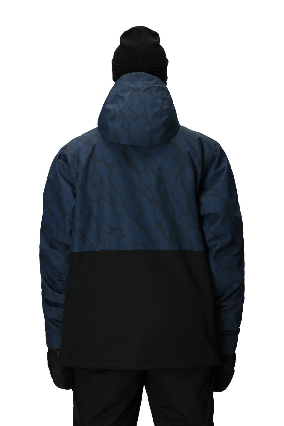 686 ロクハチロク MENS FOUNDATION INSULATED JACKET NAVY FRACTURED COLORBLOCK 25-26 スノーボード ウェア