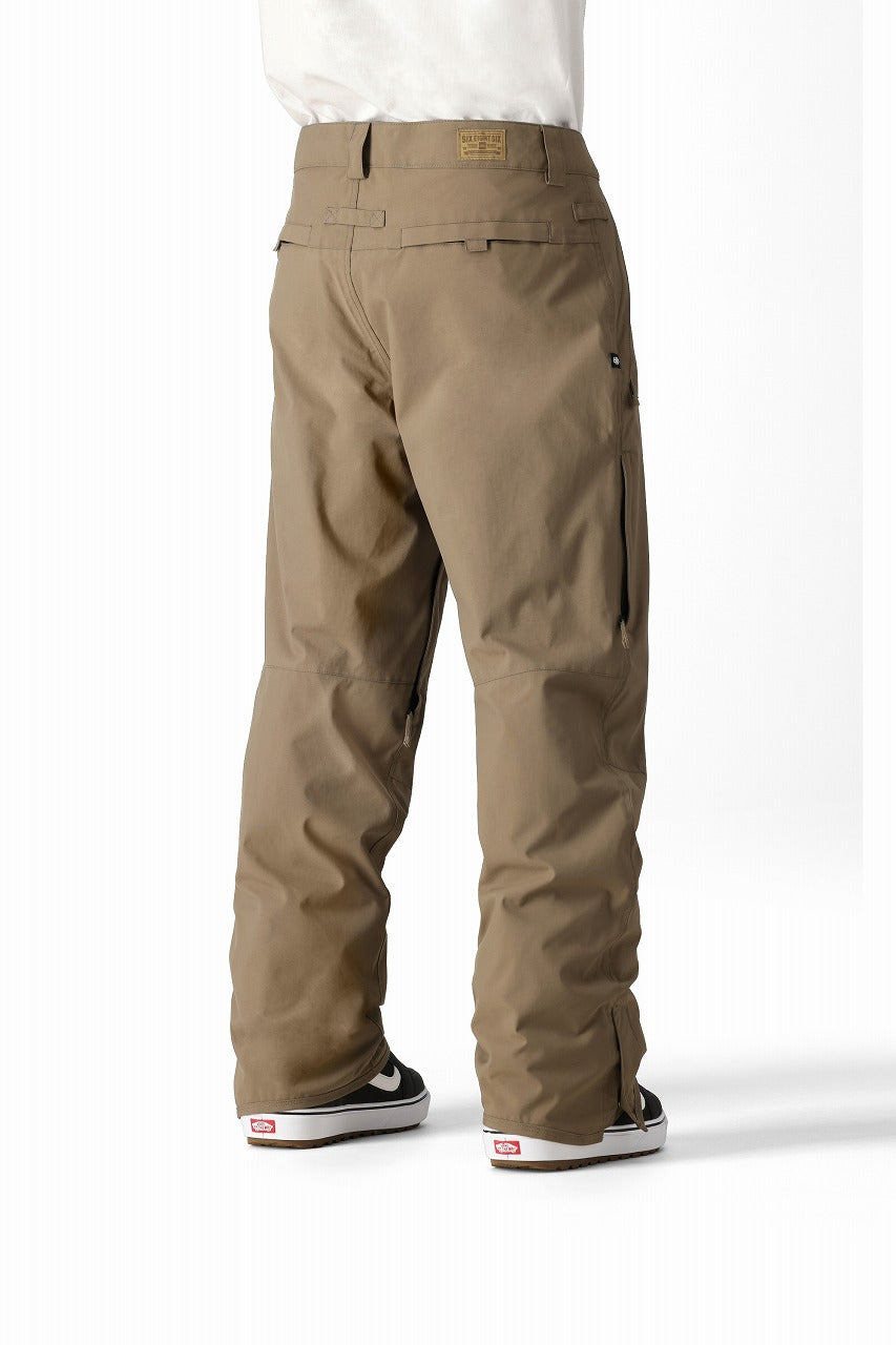 686 ロクハチロク Men's Standard Pant TOBACCO 25-26 スノーボード ウェア