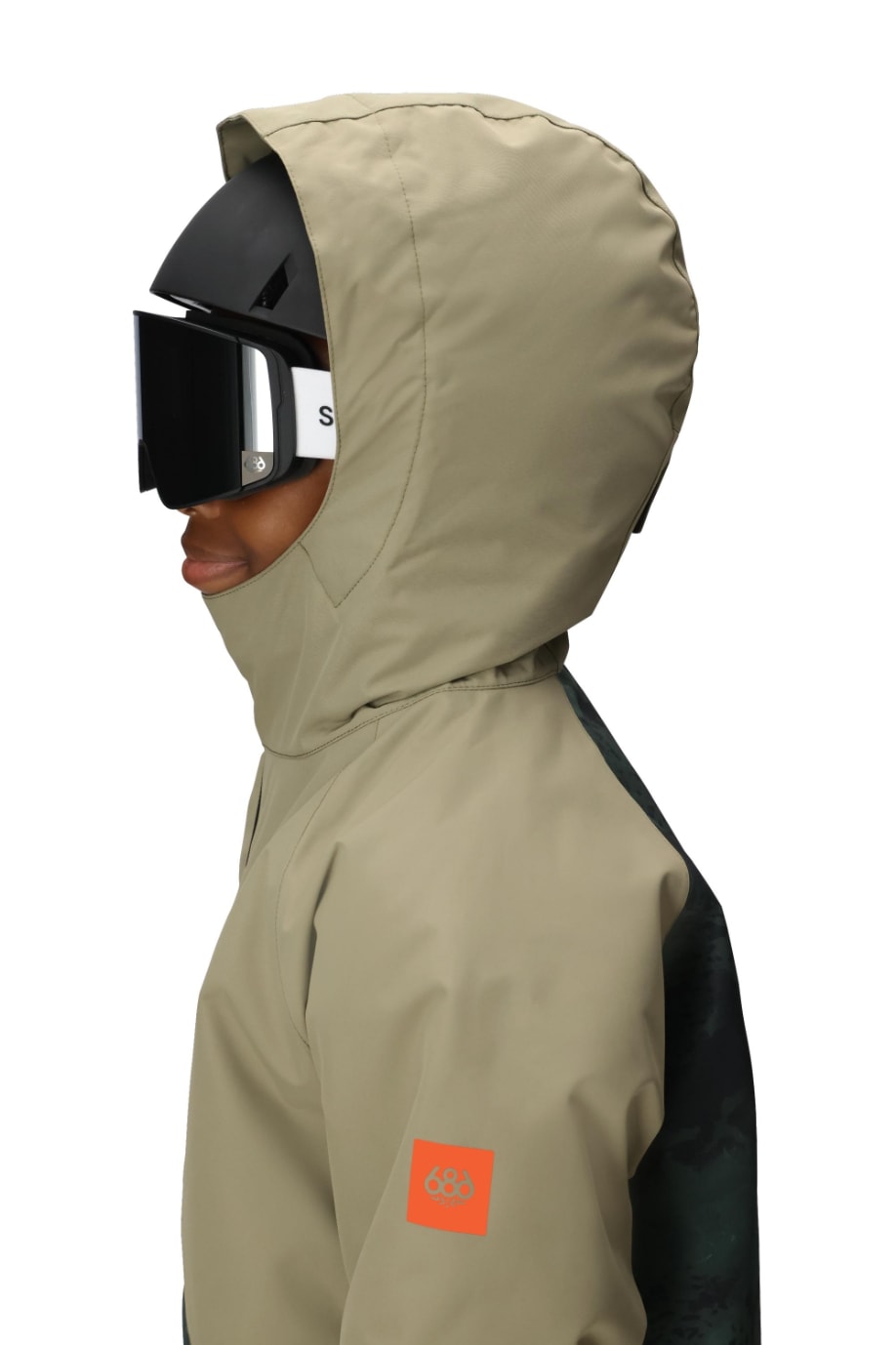686 ロクハチロク Boys' Hydra Insulated Jacket SAGE COLORBLOCK 25-26 スノーボード ウェア