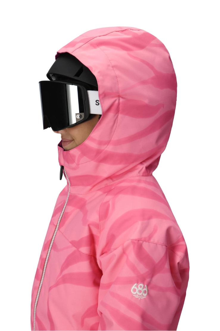 686 ロクハチロク Girls' Athena Insulated Jacket GERANIUM PINK VAPORS 25-26 スノーボード ウェア