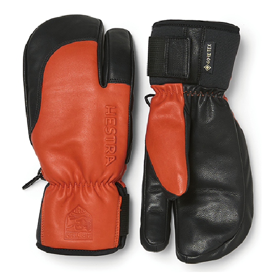 HESTRA グローブ ヘストラ Topo GTX 3-Finger Flame Red/Black 3004112 26-27 スノーボードグローブ 日本正規品