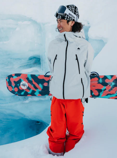 スノーボード ウェア バートン BURTON Reserve GORE-TEX 2L Jacket Gray Cloud 25-26 送料無料 日本正規品 予約商品 店頭受け取り可能
