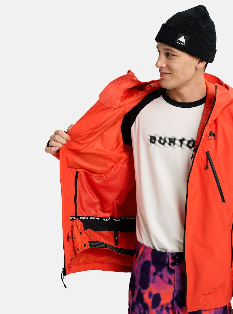 スノーボード ウェア バートン BURTON Reserve GORE-TEX 2L Jacket Fiesta Red 25-26 送料無料 日本正規品 予約商品 店頭受け取り可能