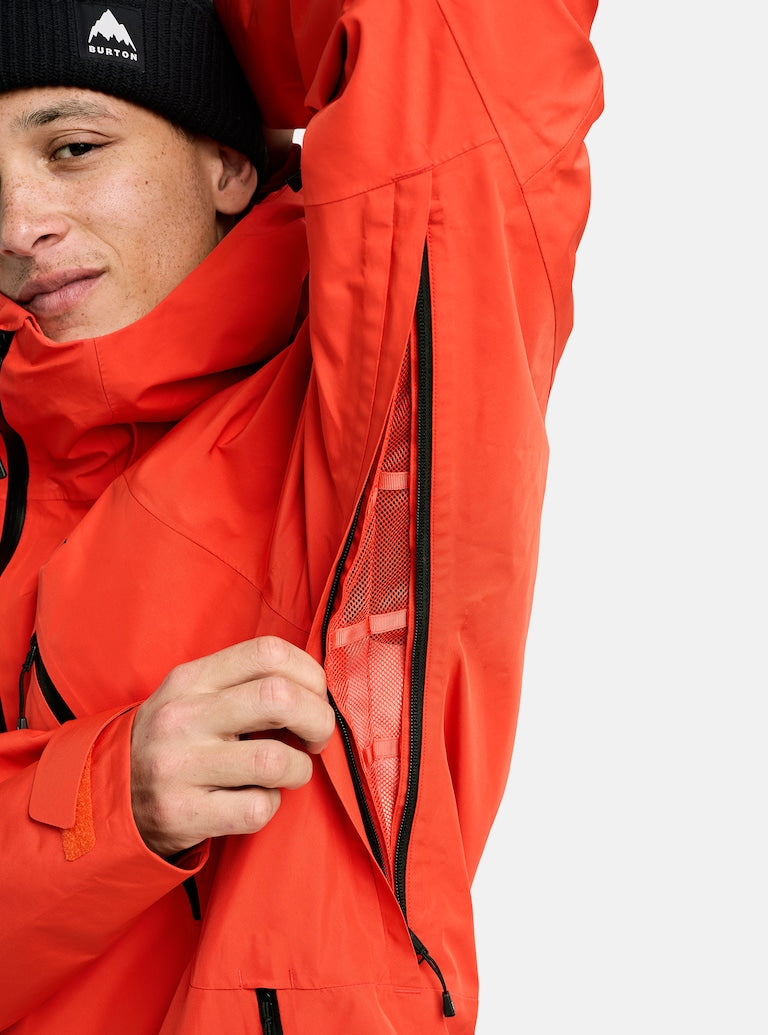 スノーボード ウェア バートン BURTON Reserve GORE-TEX 2L Jacket Fiesta Red 25-26 送料無料 日本正規品 予約商品 店頭受け取り可能