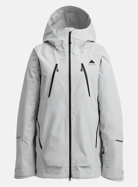 スノーボード ウェア バートン BURTON W Reserve GORE-TEX 2L Jacket Gray Cloud 25-26 送料無料 日本正規品