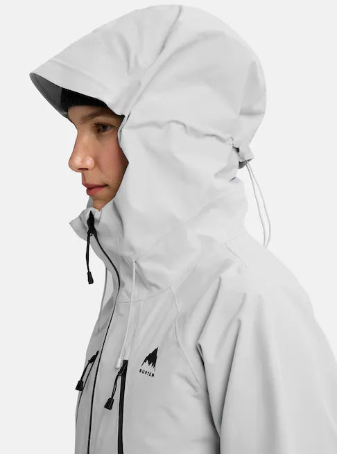 スノーボード ウェア バートン BURTON W Reserve GORE-TEX 2L Jacket Gray Cloud 25-26 送料無料 日本正規品