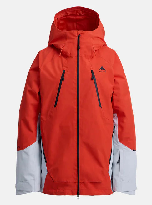 スノーボード ウェア バートン BURTON W Reserve GORE-TEX 2L Jacket Fiesta Red / Gray Cloud 25-26 送料無料 日本正規品