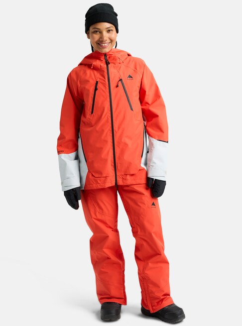 スノーボード ウェア バートン BURTON W Reserve GORE-TEX 2L Jacket Fiesta Red / Gray Cloud 25-26 送料無料 日本正規品