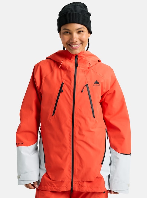 スノーボード ウェア バートン BURTON W Reserve GORE-TEX 2L Jacket Fiesta Red / Gray Cloud 25-26 送料無料 日本正規品