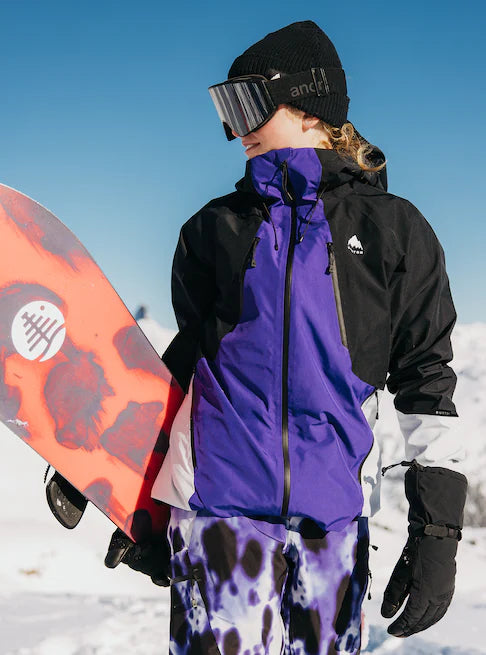 スノーボード ウェア バートン BURTON W Reserve GORE-TEX 2L Jacket Prism Violet / True Black / Gray Cloud 25-26 送料無料 日本正規品