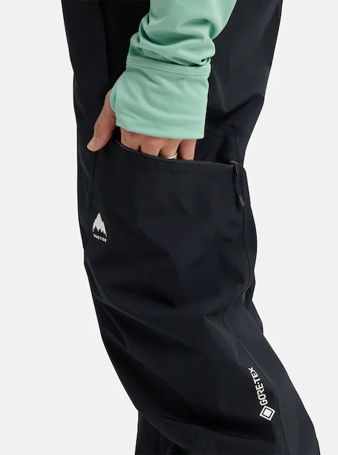 スノーボード ウェア バートン BURTON Reserve GORE-TEX 2L Bibs True Black 25-26 送料無料 日本正規品 予約商品 店頭受け取り可能