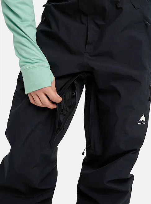 スノーボード ウェア バートン BURTON Reserve GORE-TEX 2L Bibs True Black 25-26 送料無料 日本正規品 予約商品 店頭受け取り可能