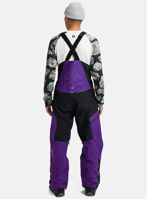 スノーボード ウェア バートン BURTON Reserve GORE-TEX 2L Bibs Prism Violet / True Black 25-26 送料無料 日本正規品 予約商品 店頭受け取り可能