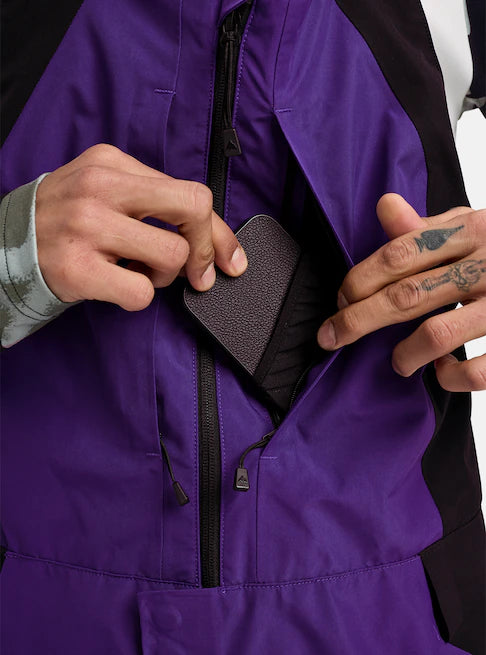 スノーボード ウェア バートン BURTON Reserve GORE-TEX 2L Bibs Prism Violet / True Black 25-26 送料無料 日本正規品 予約商品 店頭受け取り可能