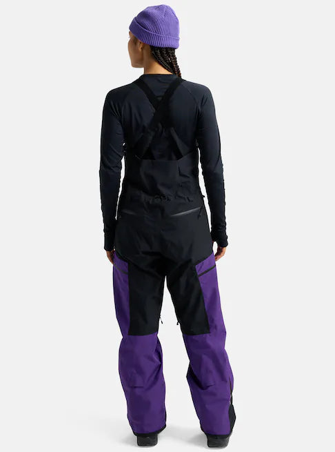 スノーボード ウェア バートン BURTON W Reserve GORE-TEX 2L Bibs Prism Violet / True Black 25-26 送料無料 日本正規品