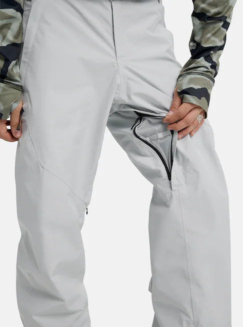 スノーボード ウェア バートン BURTON Reserve GORE-TEX 2L Pants Gray Cloud 25-26 送料無料 日本正規品 予約商品 店頭受け取り可能