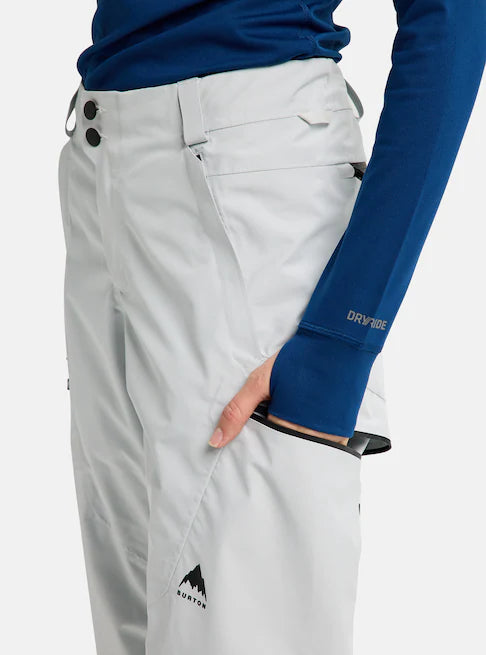 スノーボード ウェア バートン BURTON W Reserve GORE-TEX 2L Pants Gray Cloud 25-26 送料無料 日本正規品