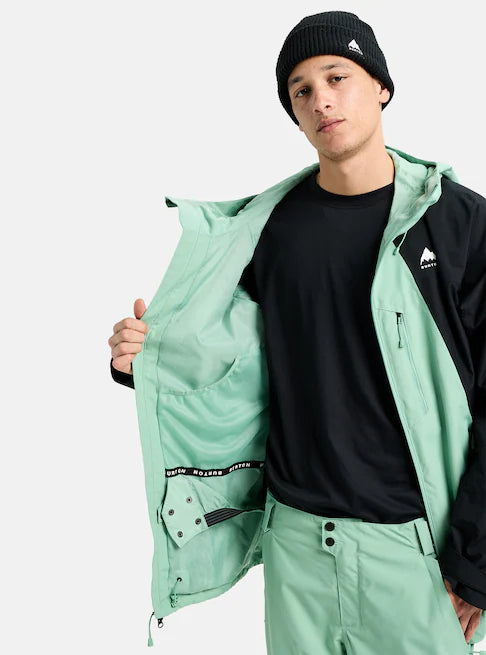 スノーボード ウェア バートン BURTON Reserve 2L Jacket Soft Sage / True Black 25-26 送料無料 日本正規品 予約商品 店頭受け取り可能