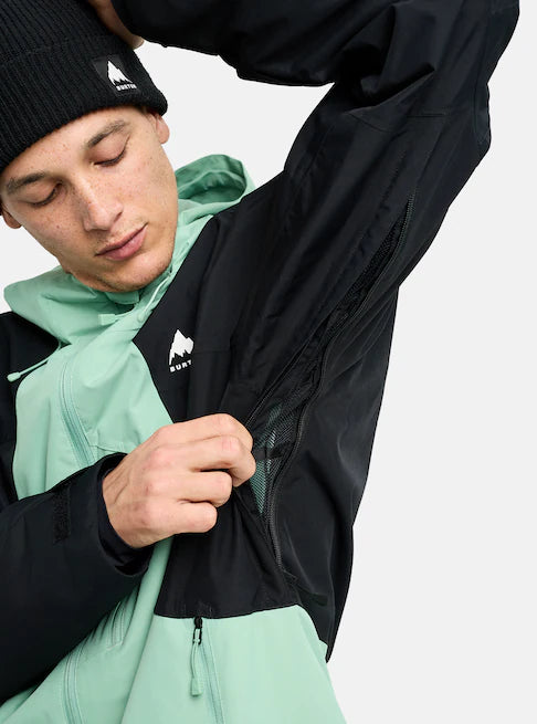 スノーボード ウェア バートン BURTON Reserve 2L Jacket Soft Sage / True Black 25-26 送料無料 日本正規品 予約商品 店頭受け取り可能