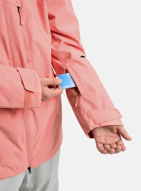 スノーボード ウェア バートン BURTON Reserve 2L Jacket Sunrise Coral 25-26 送料無料 日本正規品 予約商品 店頭受け取り可能