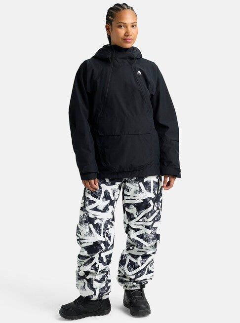 スノーボード ウェア バートン BURTON W Reserve 2L Relaxed Anorak True Black 25-26 送料無料 日本正規品 予約商品 店頭受け取り可能