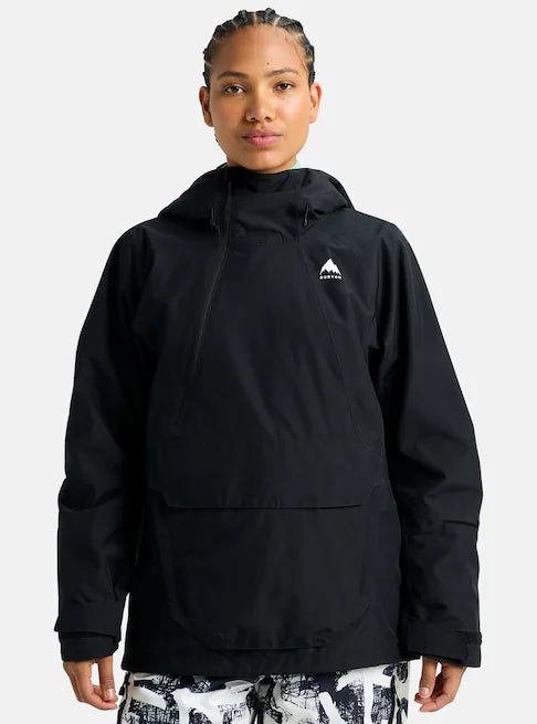 スノーボード ウェア バートン BURTON W Reserve 2L Relaxed Anorak True Black 25-26 送料無料 日本正規品 予約商品 店頭受け取り可能