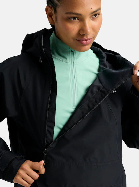 スノーボード ウェア バートン BURTON W Reserve 2L Relaxed Anorak True Black 25-26 送料無料 日本正規品 予約商品 店頭受け取り可能