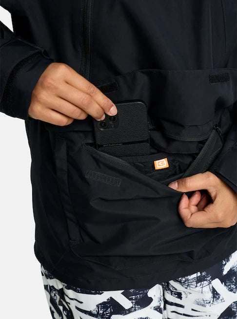 スノーボード ウェア バートン BURTON W Reserve 2L Relaxed Anorak True Black 25-26 送料無料 日本正規品 予約商品 店頭受け取り可能