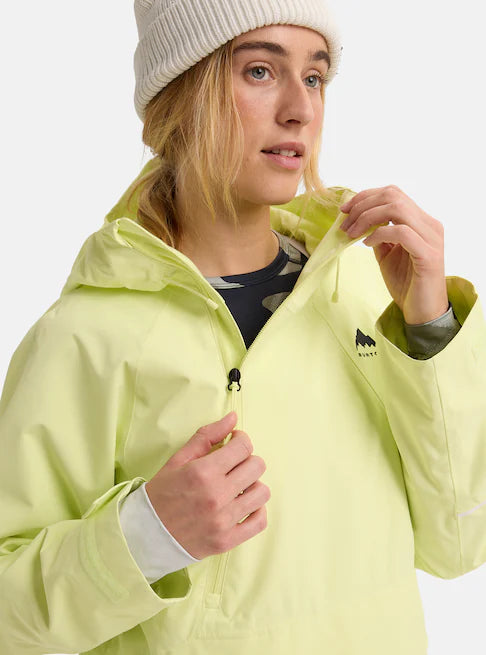 スノーボード ウェア バートン BURTON W Reserve 2L Relaxed Anorak Glow Yellow Green 25-26 送料無料 日本正規品 予約商品 店頭受け取り可能