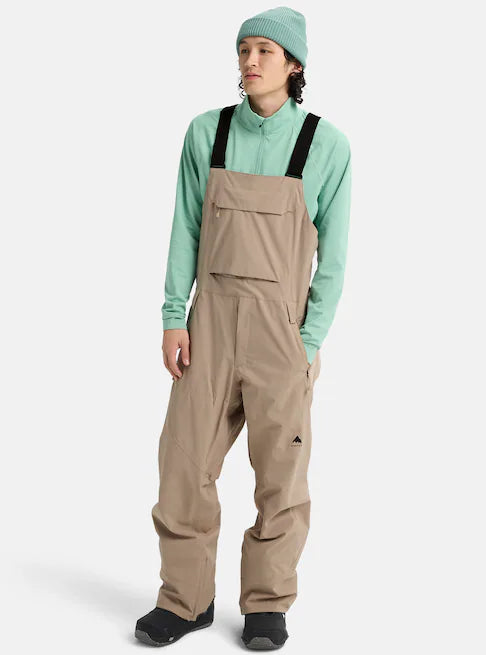 スノーボード ウェア バートン BURTON Reserve 2L Stretch Bibs Summit Taupe 25-26 送料無料 日本正規品 予約商品 店頭受け取り可能