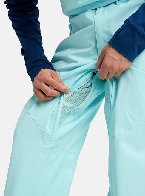 スノーボード ウェア バートン BURTON Reserve 2L Stretch Bibs Light Teal 25-26 送料無料 日本正規品 予約商品 店頭受け取り可能
