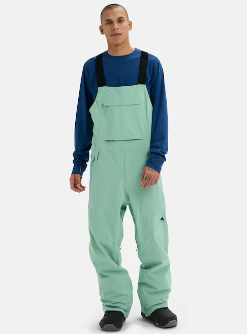スノーボード ウェア バートン BURTON Reserve 2L Stretch Bibs Soft Sage 25-26 送料無料 日本正規品 予約商品 店頭受け取り可能