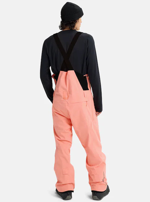 スノーボード ウェア バートン BURTON Reserve 2L Stretch Bibs Sunrise Coral 25-26 送料無料 日本正規品 予約商品 店頭受け取り可能