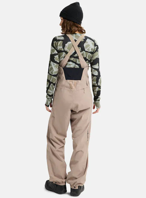 スノーボード ウェア バートン BURTON W Reserve 2L Bib Pants Summit Taupe 25-26 送料無料 日本正規品 予約商品 店頭受け取り可能