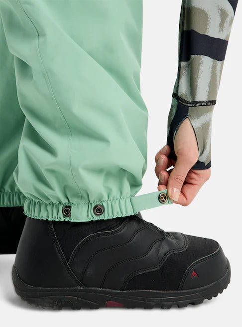 スノーボード ウェア バートン BURTON W Reserve 2L Bib Pants Soft Sage / True Black 25-26 送料無料 日本正規品 予約商品 店頭受け取り可能