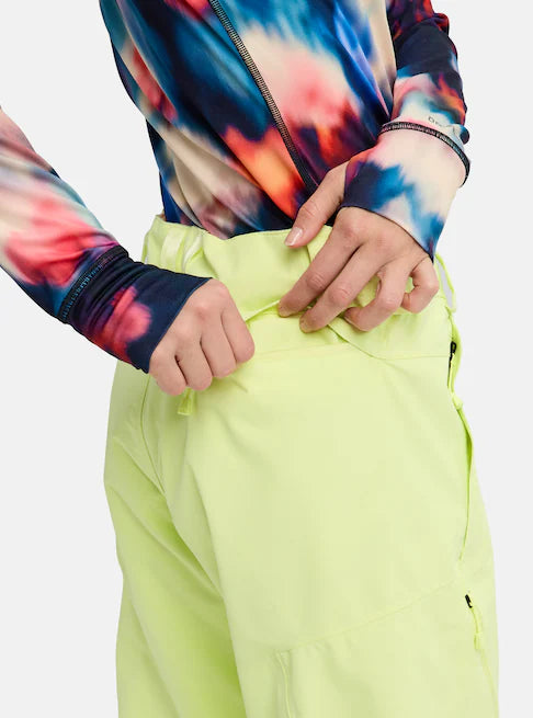スノーボード ウェア バートン BURTON W Reserve 2L Relaxed Pants Glow Yellow Green 25-26 送料無料 日本正規品 予約商品 店頭受け取り可能