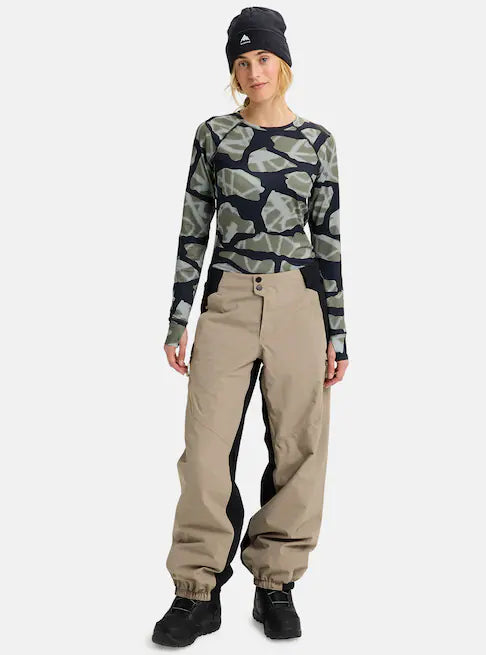 スノーボード ウェア バートン BURTON W Reserve 2L Relaxed Pants Summit Taupe / True Black 25-26 送料無料 日本正規品 予約商品 店頭受け取り可能