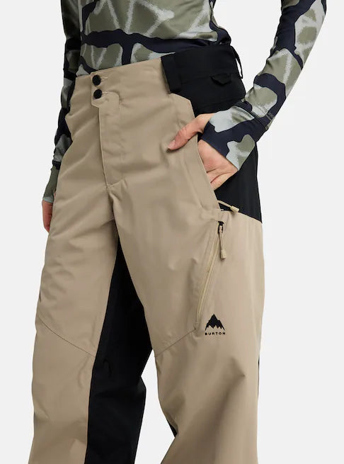 スノーボード ウェア バートン BURTON W Reserve 2L Relaxed Pants Summit Taupe / True Black 25-26 送料無料 日本正規品 予約商品 店頭受け取り可能