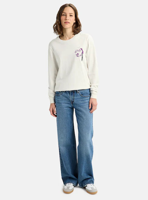スノーボード ウェア バートン BURTON Heavyweight PJ Artist Long Sleeve Shirt Stout White 25-26 送料無料 日本正規品 予約商品 店頭受け取り可能