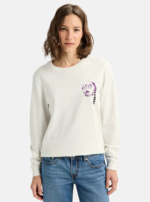 スノーボード ウェア バートン BURTON Heavyweight PJ Artist Long Sleeve Shirt Stout White 25-26 送料無料 日本正規品 予約商品 店頭受け取り可能
