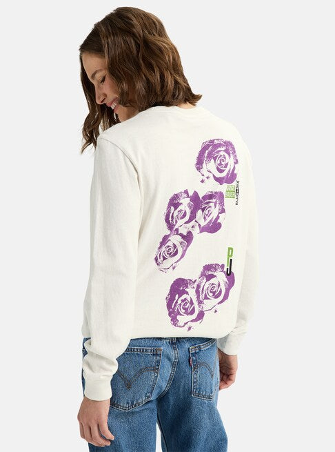 スノーボード ウェア バートン BURTON Heavyweight PJ Artist Long Sleeve Shirt Stout White 25-26 送料無料 日本正規品 予約商品 店頭受け取り可能