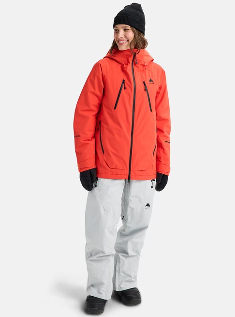 スノーボード ウェア バートン BURTON W Reserve GORE-TEX 2L Insulated Jacket Fiesta Red 25-26 送料無料 日本正規品