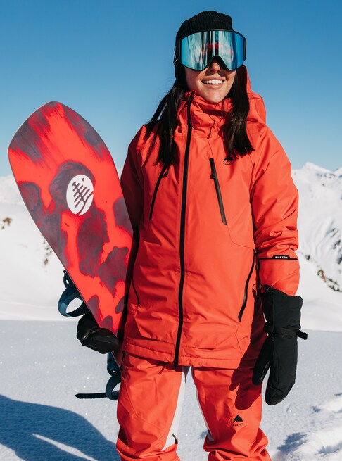 スノーボード ウェア バートン BURTON W Reserve GORE-TEX 2L Insulated Jacket Fiesta Red 25-26 送料無料 日本正規品