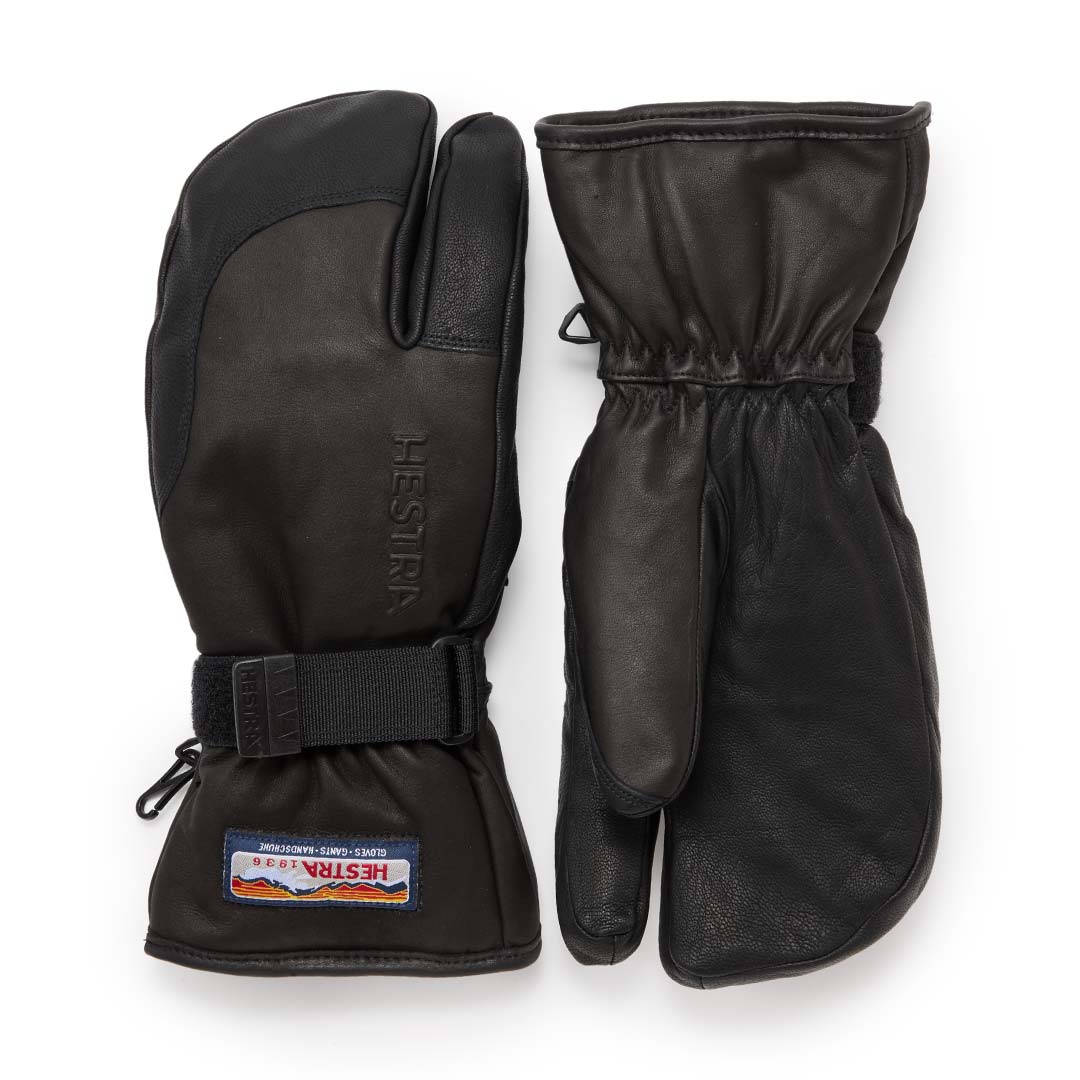 25-26 HESTRA 3-Finger Full Leather Off White スノーボード 日本正規品 早期予約