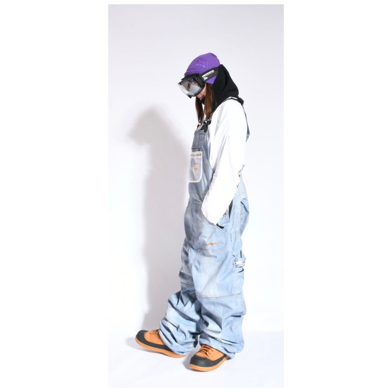 スノーボード ウェア プランビー PLAN B WORKER BIB PANTS DENIM 送料無料 日本正規品 予約商品 店頭受け取り可能